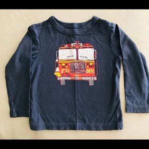Tea Collection fire truck t-shirt.